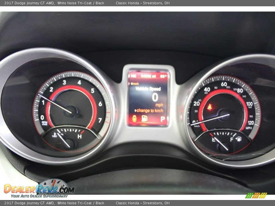 2017 Dodge Journey GT AWD Gauges Photo #24