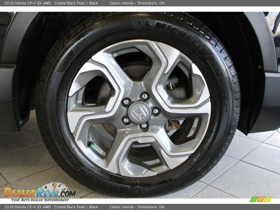 2018 Honda CR-V EX AWD Crystal Black Pearl / Black Photo #5