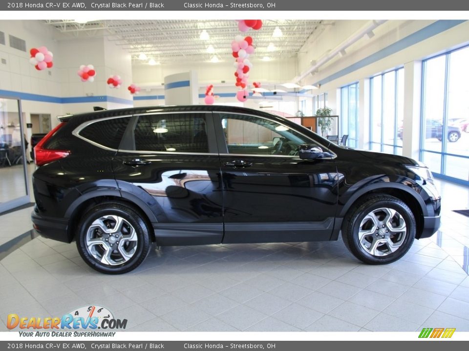 2018 Honda CR-V EX AWD Crystal Black Pearl / Black Photo #6