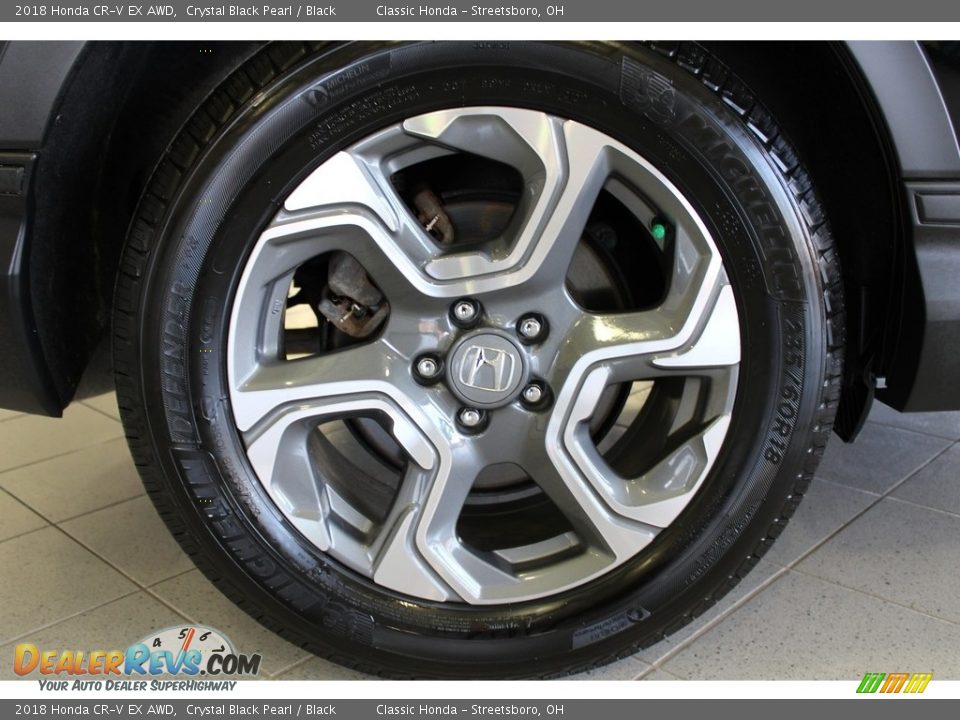 2018 Honda CR-V EX AWD Crystal Black Pearl / Black Photo #7