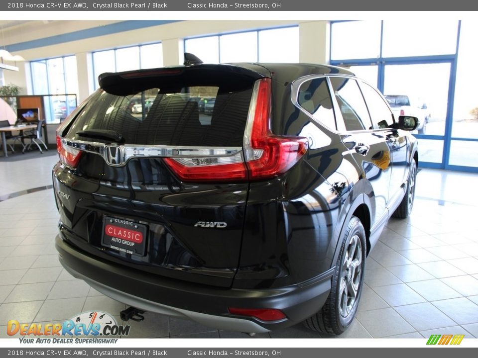 2018 Honda CR-V EX AWD Crystal Black Pearl / Black Photo #8