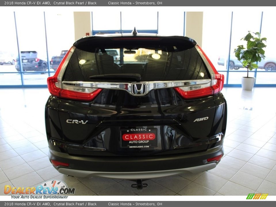 2018 Honda CR-V EX AWD Crystal Black Pearl / Black Photo #9