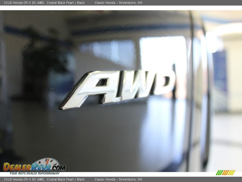 2018 Honda CR-V EX AWD Crystal Black Pearl / Black Photo #10