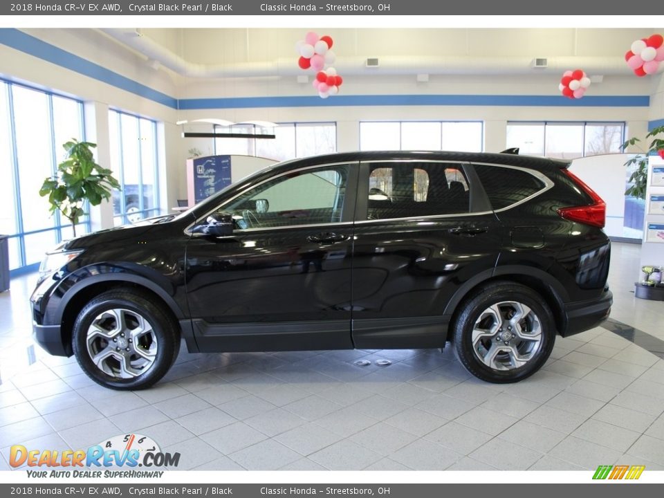 2018 Honda CR-V EX AWD Crystal Black Pearl / Black Photo #13
