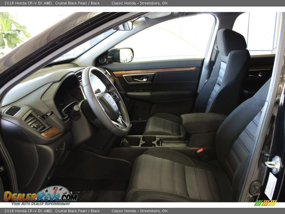 2018 Honda CR-V EX AWD Crystal Black Pearl / Black Photo #17