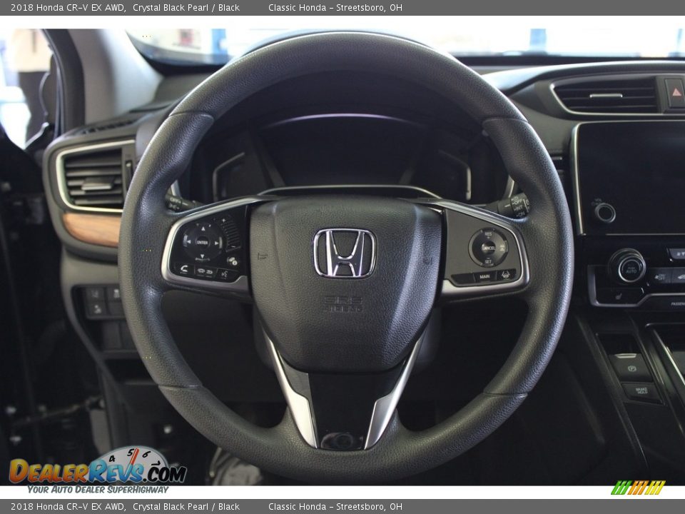2018 Honda CR-V EX AWD Crystal Black Pearl / Black Photo #20