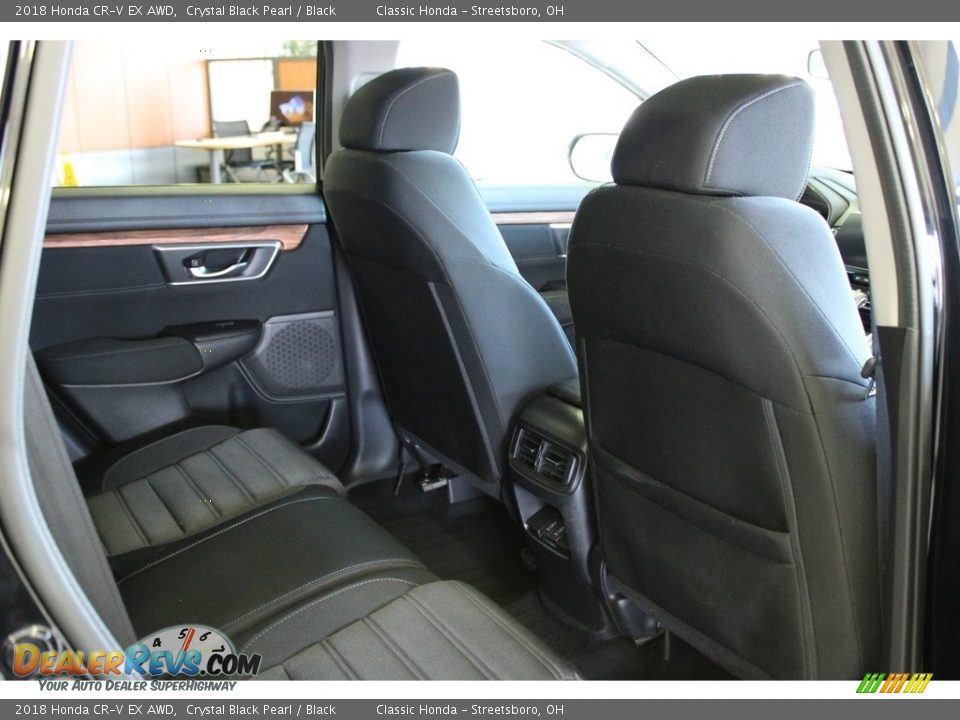 2018 Honda CR-V EX AWD Crystal Black Pearl / Black Photo #35