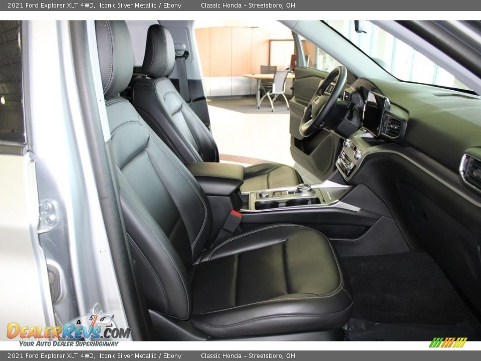 2021 Ford Explorer XLT 4WD Iconic Silver Metallic / Ebony Photo #16