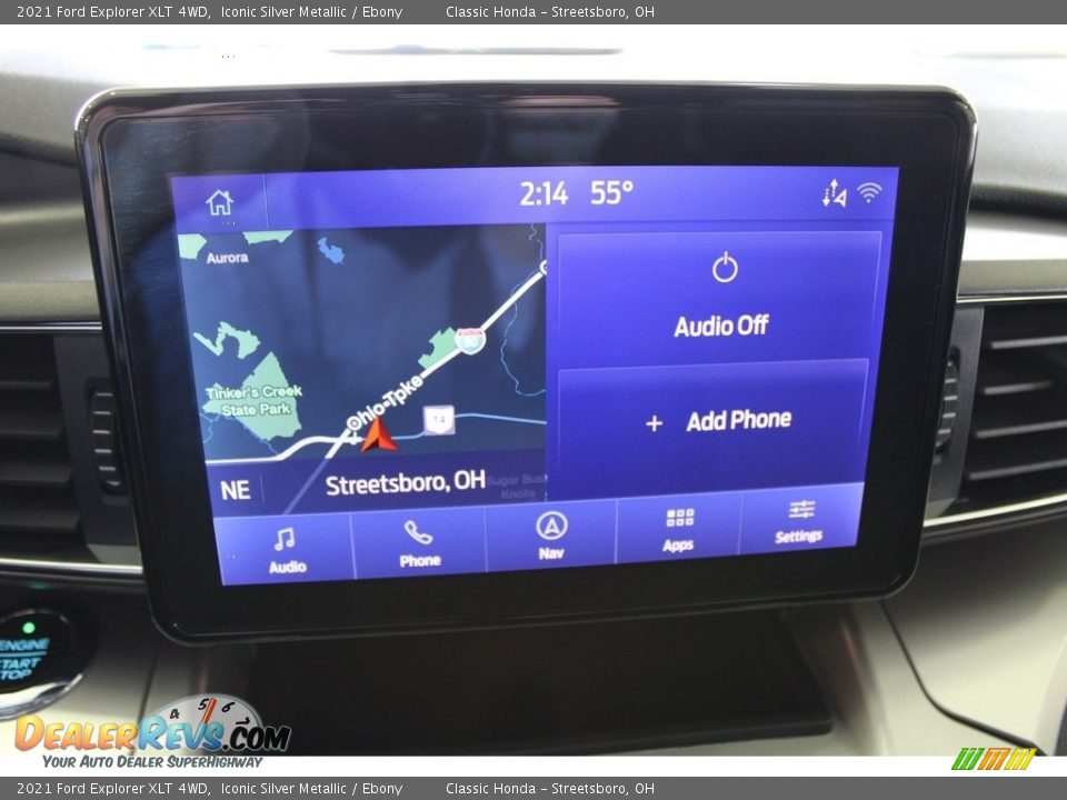 2021 Ford Explorer XLT 4WD Iconic Silver Metallic / Ebony Photo #36