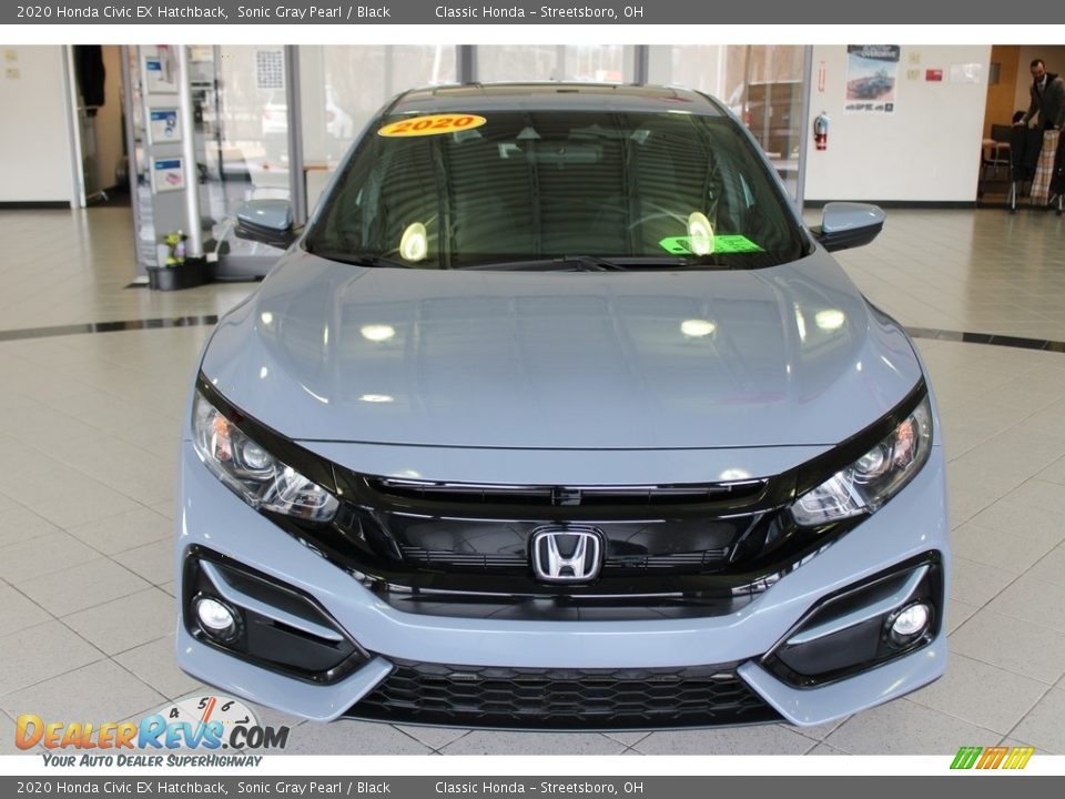 2020 Honda Civic EX Hatchback Sonic Gray Pearl / Black Photo #2