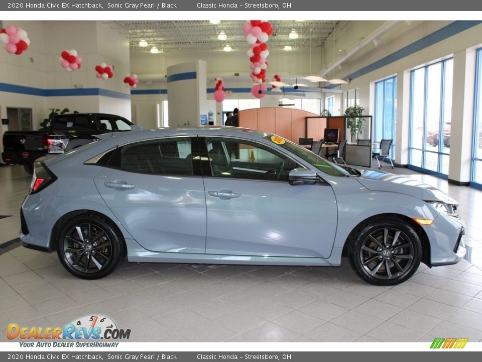 2020 Honda Civic EX Hatchback Sonic Gray Pearl / Black Photo #4