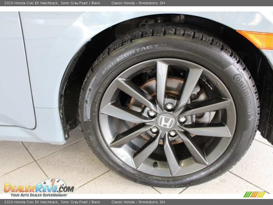 2020 Honda Civic EX Hatchback Sonic Gray Pearl / Black Photo #5