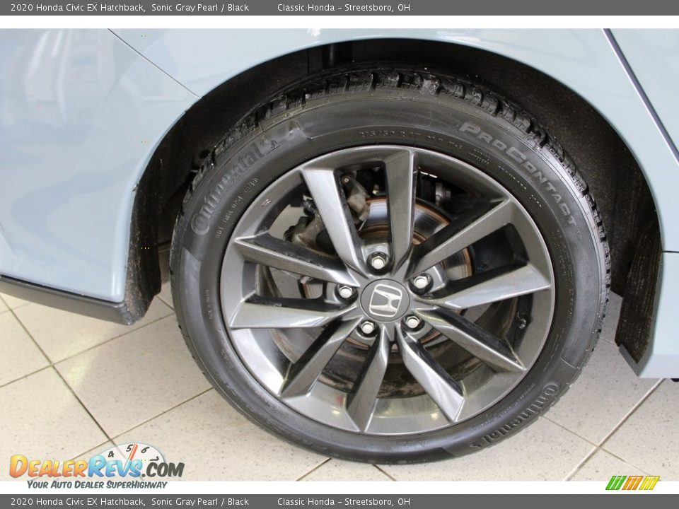 2020 Honda Civic EX Hatchback Sonic Gray Pearl / Black Photo #6