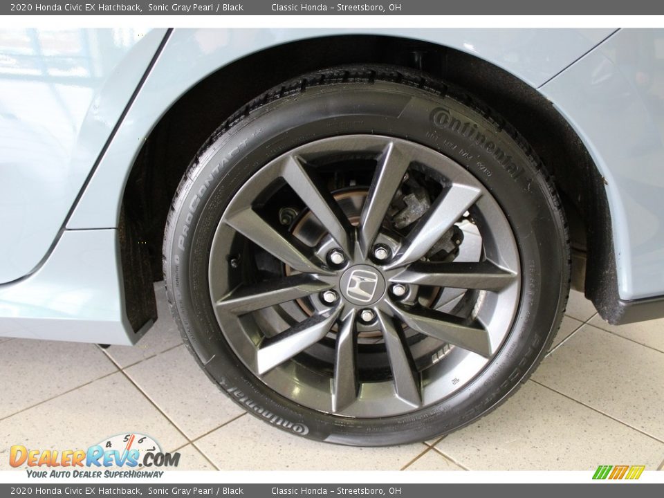 2020 Honda Civic EX Hatchback Sonic Gray Pearl / Black Photo #11