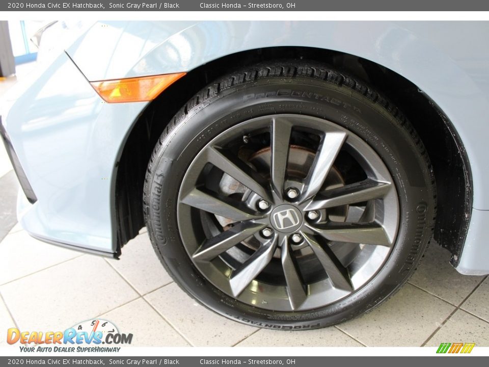 2020 Honda Civic EX Hatchback Sonic Gray Pearl / Black Photo #12