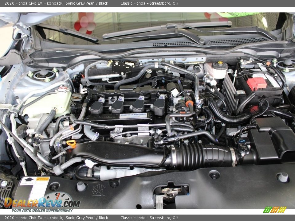 2020 Honda Civic EX Hatchback Sonic Gray Pearl / Black Photo #13