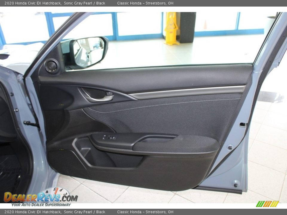 2020 Honda Civic EX Hatchback Sonic Gray Pearl / Black Photo #14