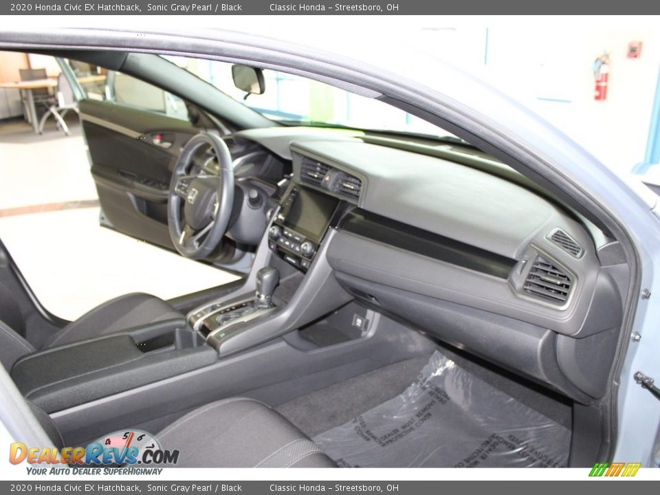 2020 Honda Civic EX Hatchback Sonic Gray Pearl / Black Photo #15