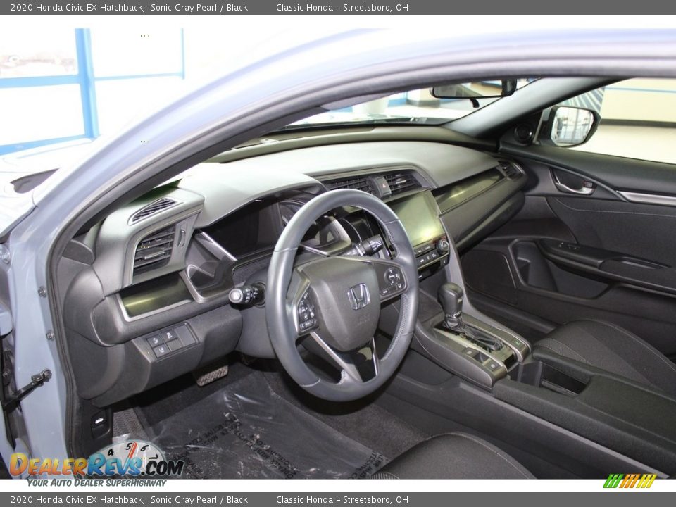 2020 Honda Civic EX Hatchback Sonic Gray Pearl / Black Photo #27