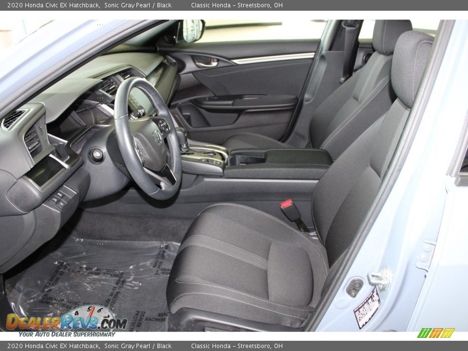 2020 Honda Civic EX Hatchback Sonic Gray Pearl / Black Photo #28
