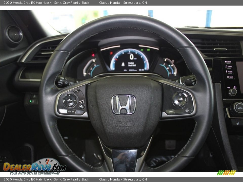 2020 Honda Civic EX Hatchback Sonic Gray Pearl / Black Photo #30