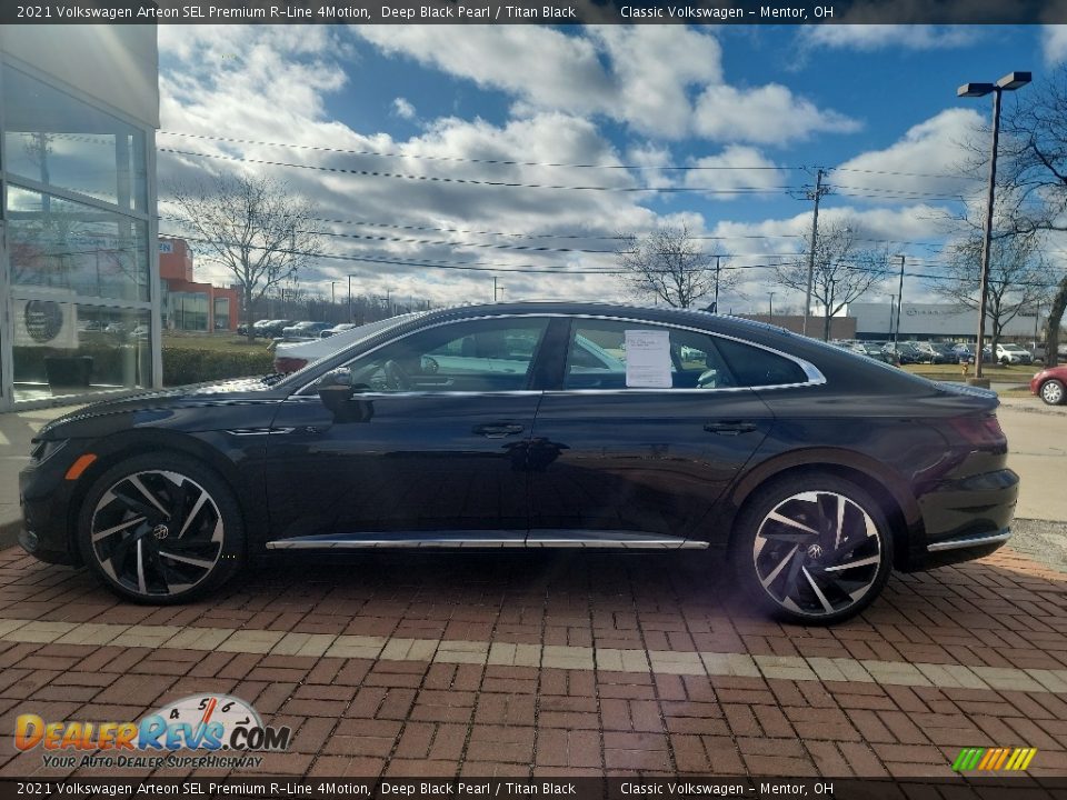 Deep Black Pearl 2021 Volkswagen Arteon SEL Premium R-Line 4Motion Photo #2