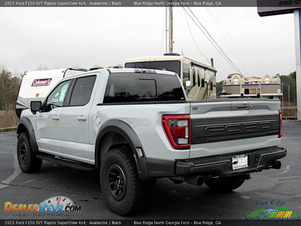 2023 Ford F150 SVT Raptor SuperCrew 4x4 Avalanche / Black Photo #3