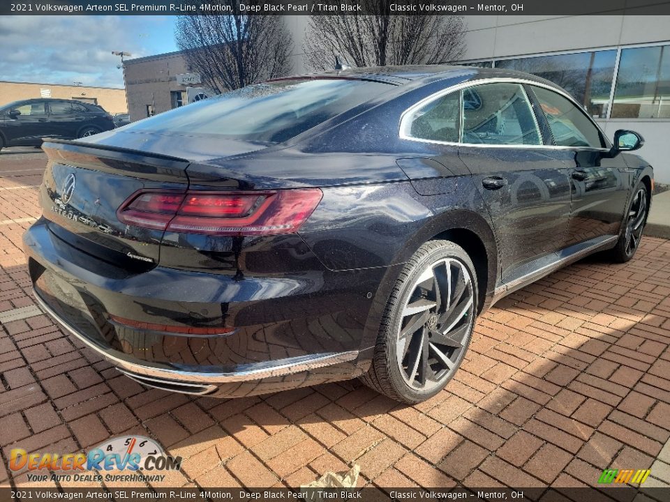 2021 Volkswagen Arteon SEL Premium R-Line 4Motion Deep Black Pearl / Titan Black Photo #3