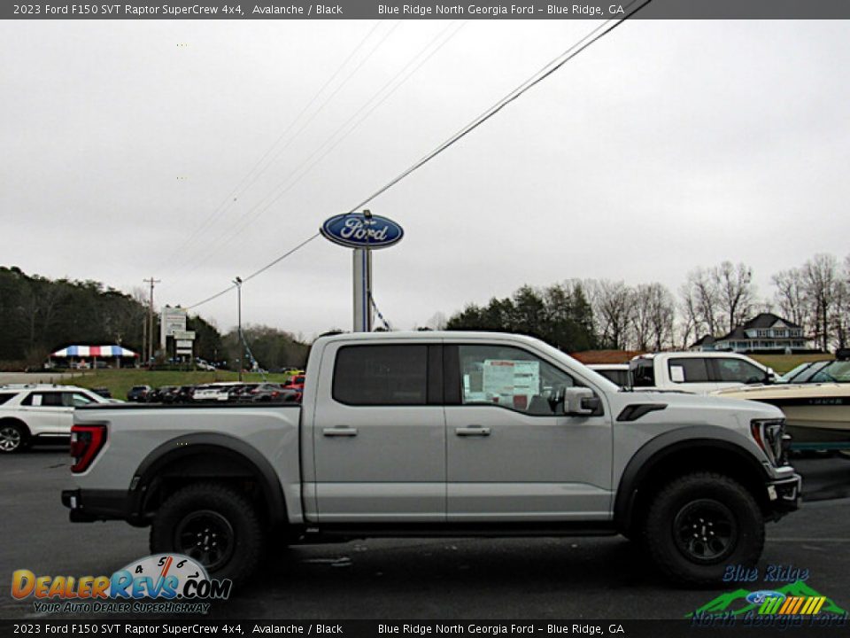 2023 Ford F150 SVT Raptor SuperCrew 4x4 Avalanche / Black Photo #6