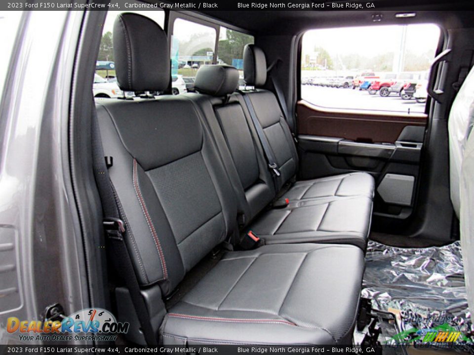 Rear Seat of 2023 Ford F150 Lariat SuperCrew 4x4 Photo #13