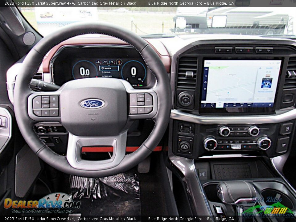 Dashboard of 2023 Ford F150 Lariat SuperCrew 4x4 Photo #15