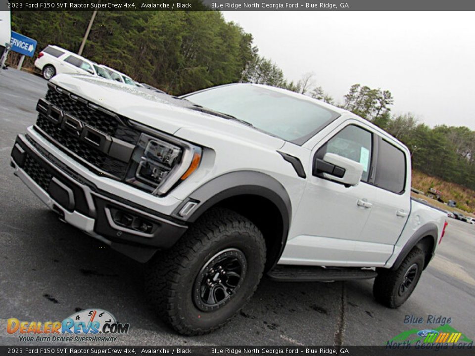 2023 Ford F150 SVT Raptor SuperCrew 4x4 Avalanche / Black Photo #27