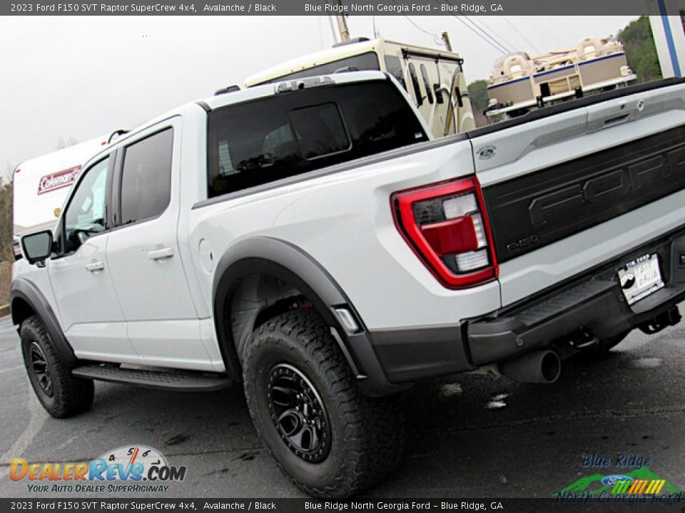 2023 Ford F150 SVT Raptor SuperCrew 4x4 Avalanche / Black Photo #30