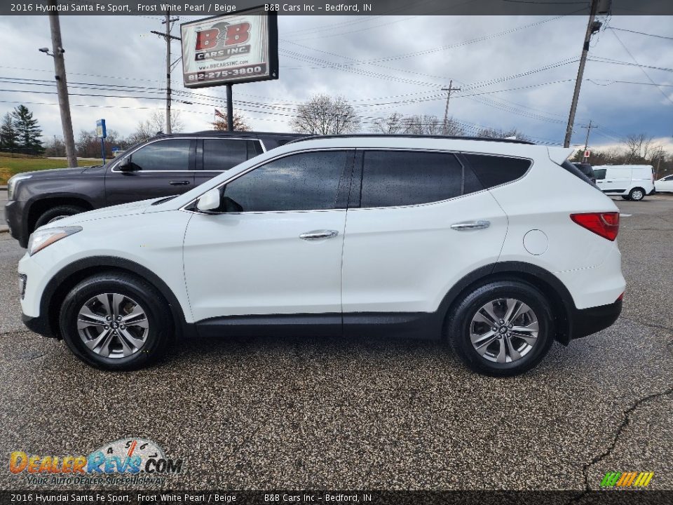 2016 Hyundai Santa Fe Sport Frost White Pearl / Beige Photo #1