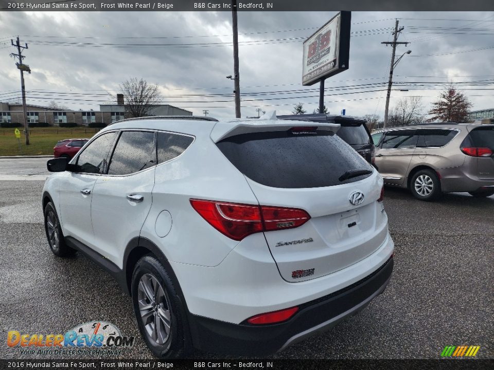 2016 Hyundai Santa Fe Sport Frost White Pearl / Beige Photo #2