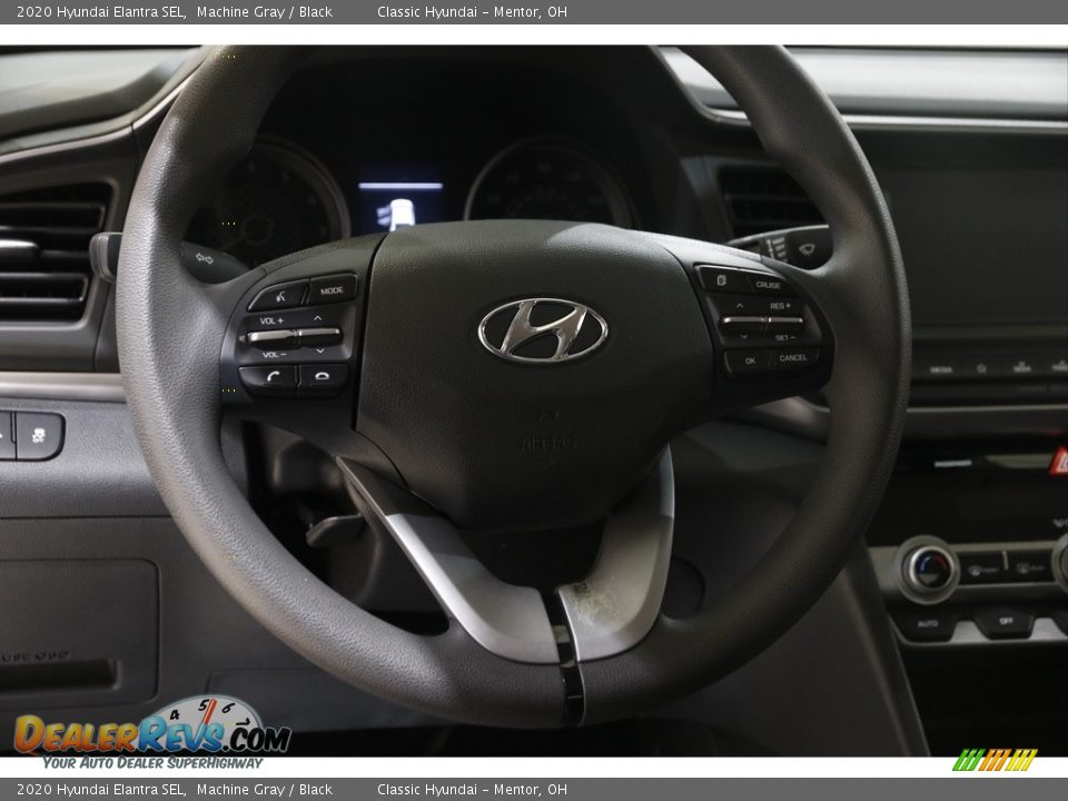 2020 Hyundai Elantra SEL Machine Gray / Black Photo #7