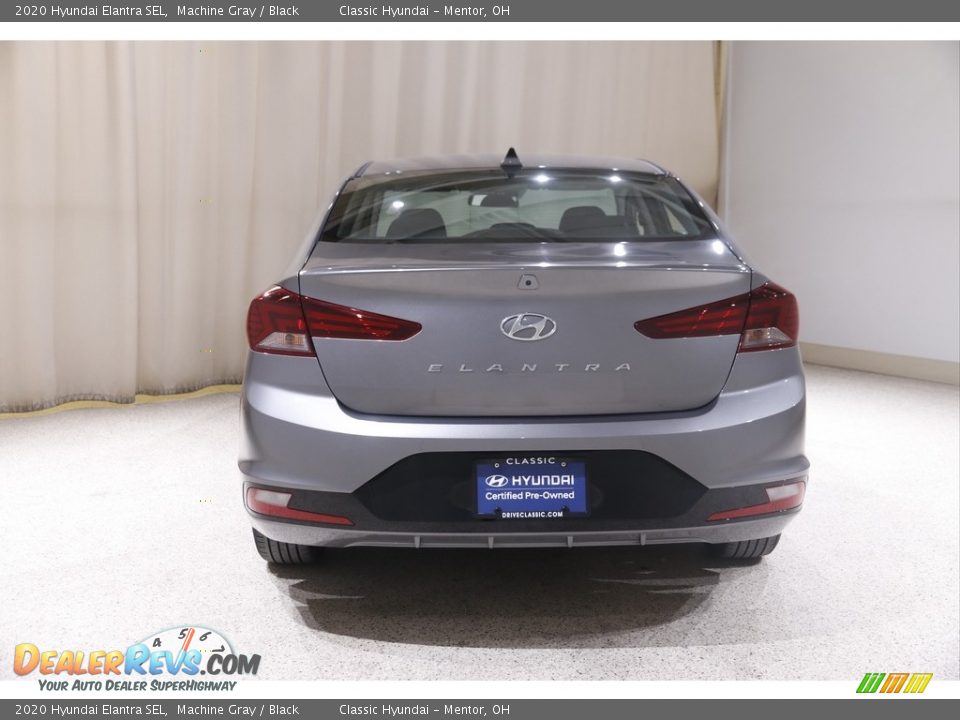 2020 Hyundai Elantra SEL Machine Gray / Black Photo #16
