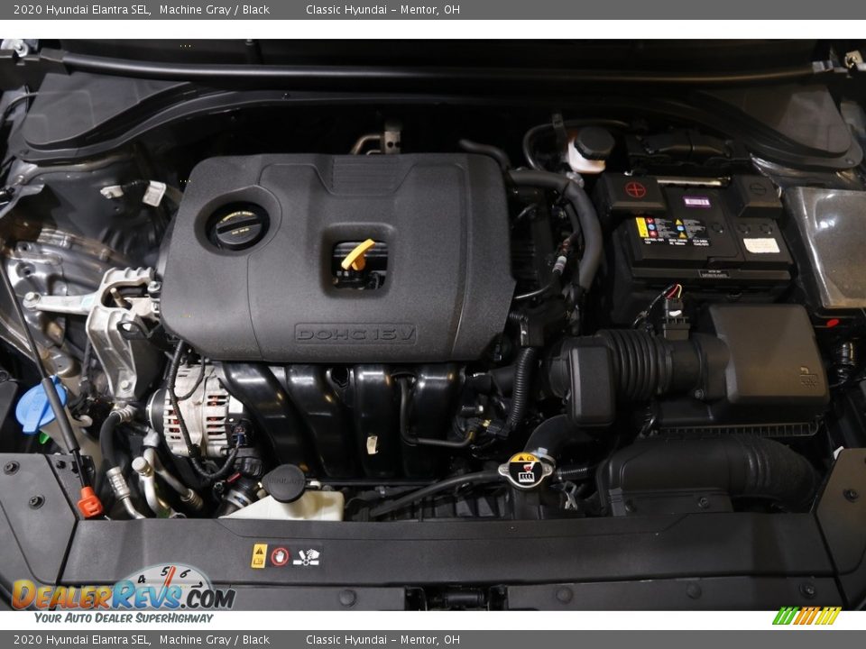 2020 Hyundai Elantra SEL Machine Gray / Black Photo #17