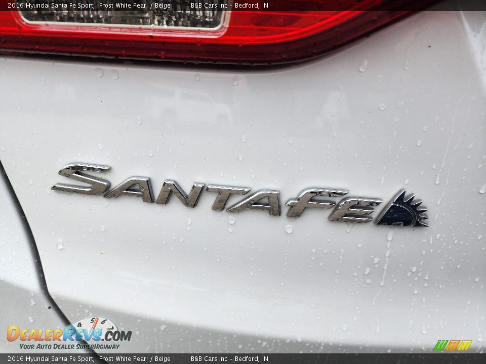 2016 Hyundai Santa Fe Sport Frost White Pearl / Beige Photo #18