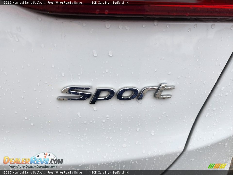 2016 Hyundai Santa Fe Sport Frost White Pearl / Beige Photo #19