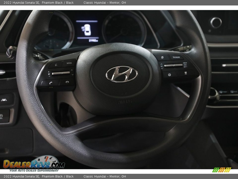 2022 Hyundai Sonata SE Phantom Black / Black Photo #7