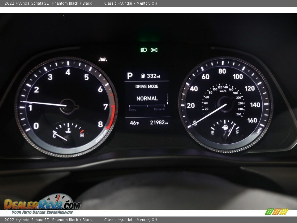 2022 Hyundai Sonata SE Phantom Black / Black Photo #8