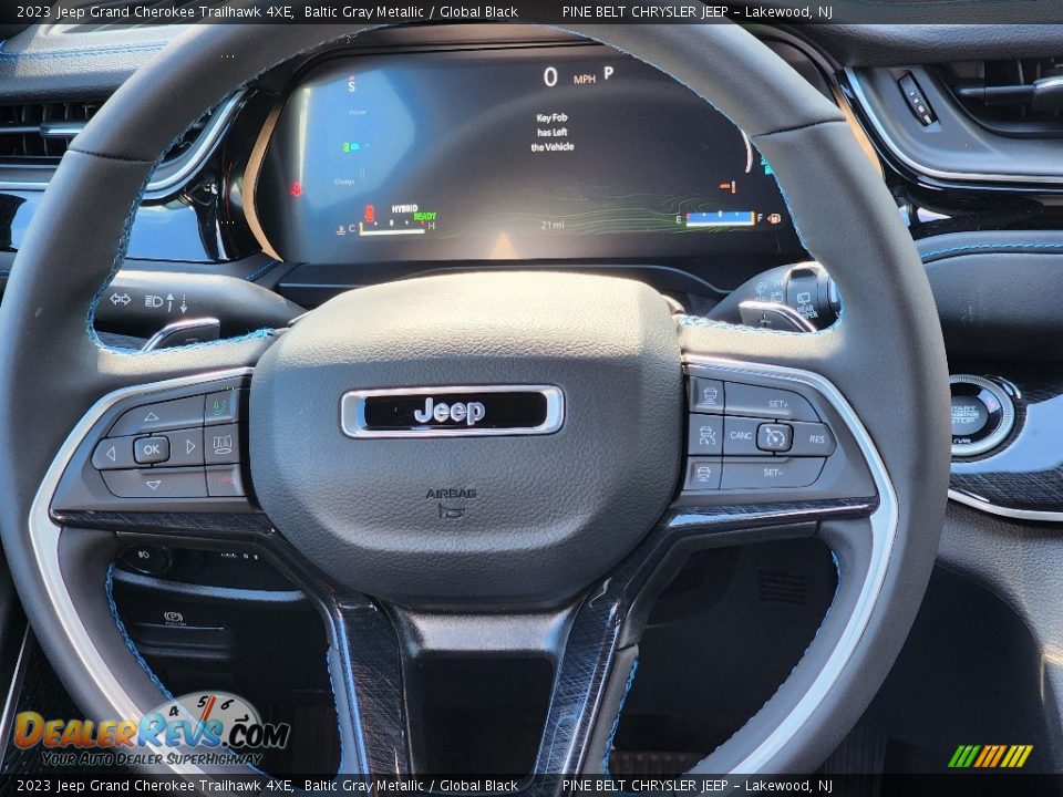 2023 Jeep Grand Cherokee Trailhawk 4XE Steering Wheel Photo #10