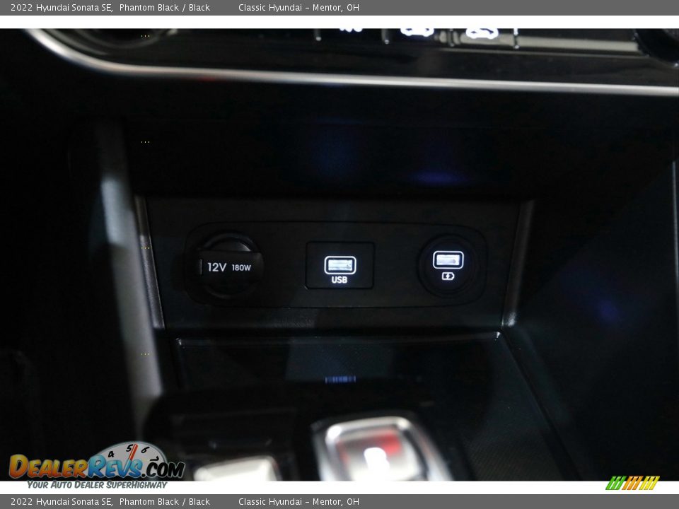 2022 Hyundai Sonata SE Phantom Black / Black Photo #11
