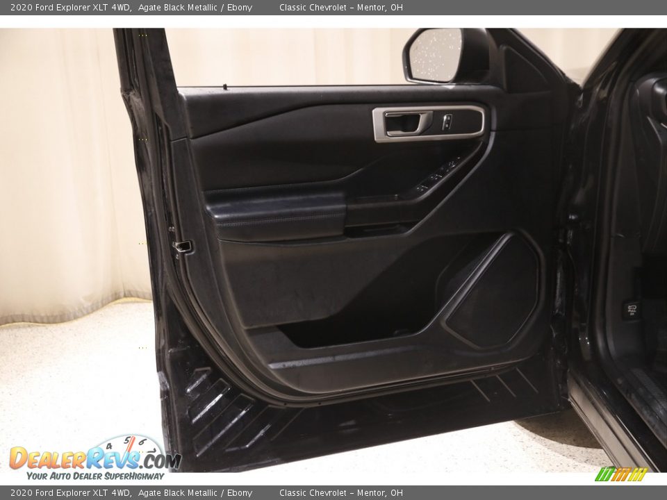 2020 Ford Explorer XLT 4WD Agate Black Metallic / Ebony Photo #5