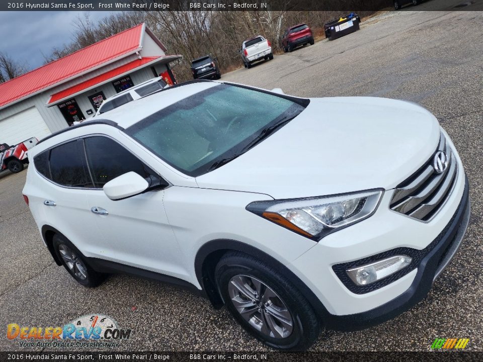 2016 Hyundai Santa Fe Sport Frost White Pearl / Beige Photo #25
