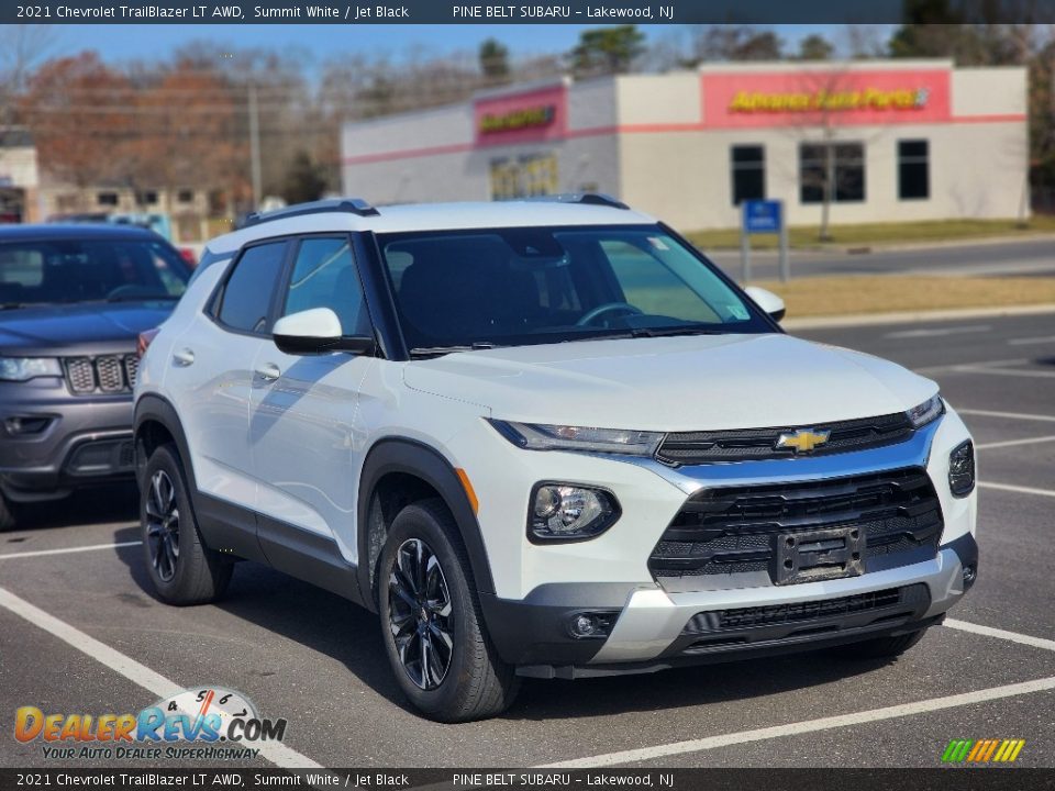 2021 Chevrolet TrailBlazer LT AWD Summit White / Jet Black Photo #3