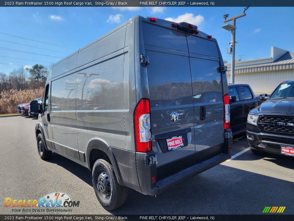 2023 Ram ProMaster 1500 High Roof Cargo Van Sting-Gray / Black Photo #4