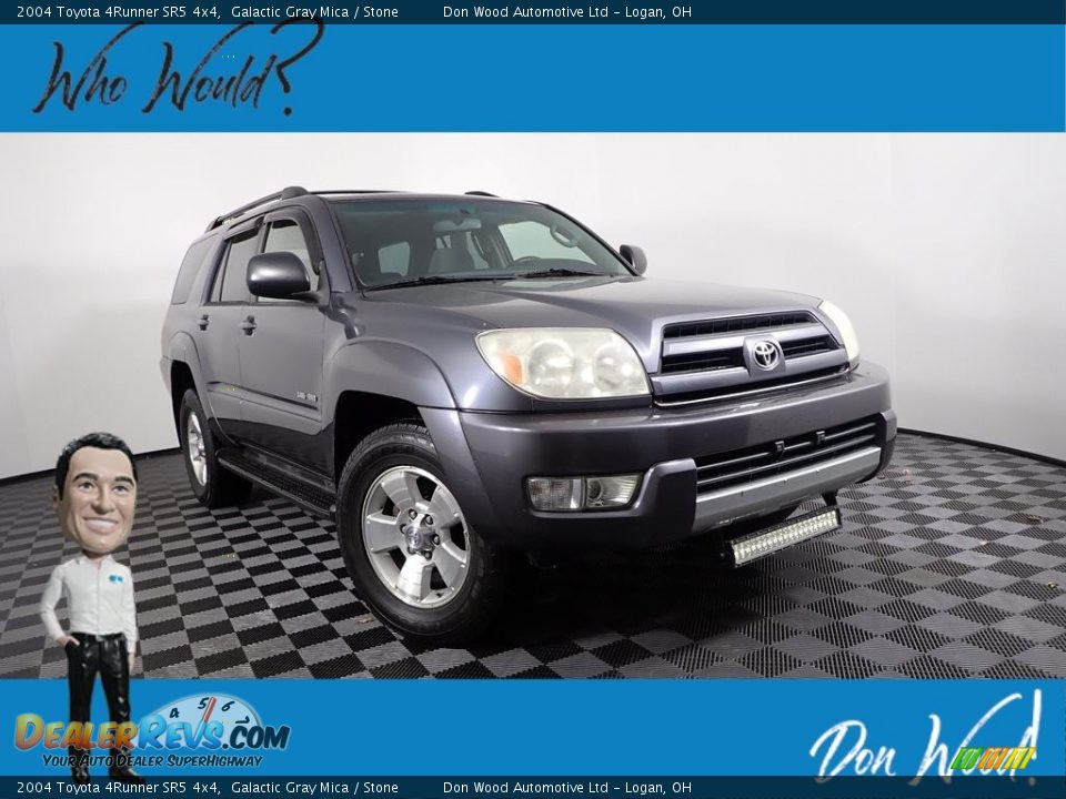 2004 Toyota 4Runner SR5 4x4 Galactic Gray Mica / Stone Photo #1