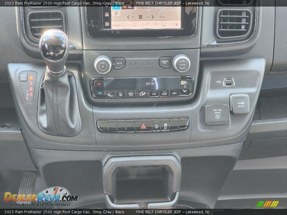 Controls of 2023 Ram ProMaster 1500 High Roof Cargo Van Photo #10